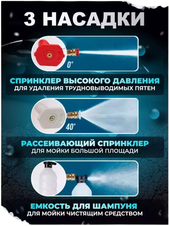 Беспроводная мойка высокого давления с аккумуляторами