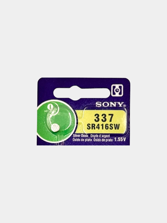 337 Qurilmalar va Master Cards uchun Sony SR416SW 337 batareyalari, 1 dona