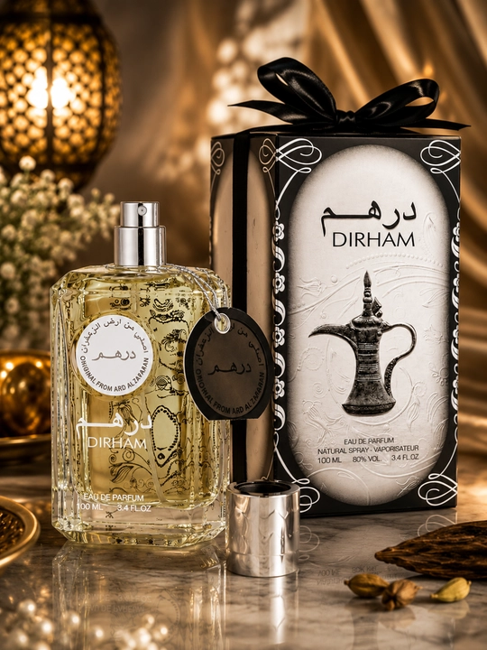 Dirham arab atri, erkaklar va ayollar uchun, uniseks shleyfli doimiy ifor