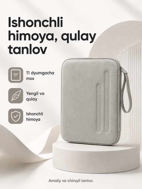 Planshet uchun himoya sumkasi 10 dyuymgacha zarbabardosh