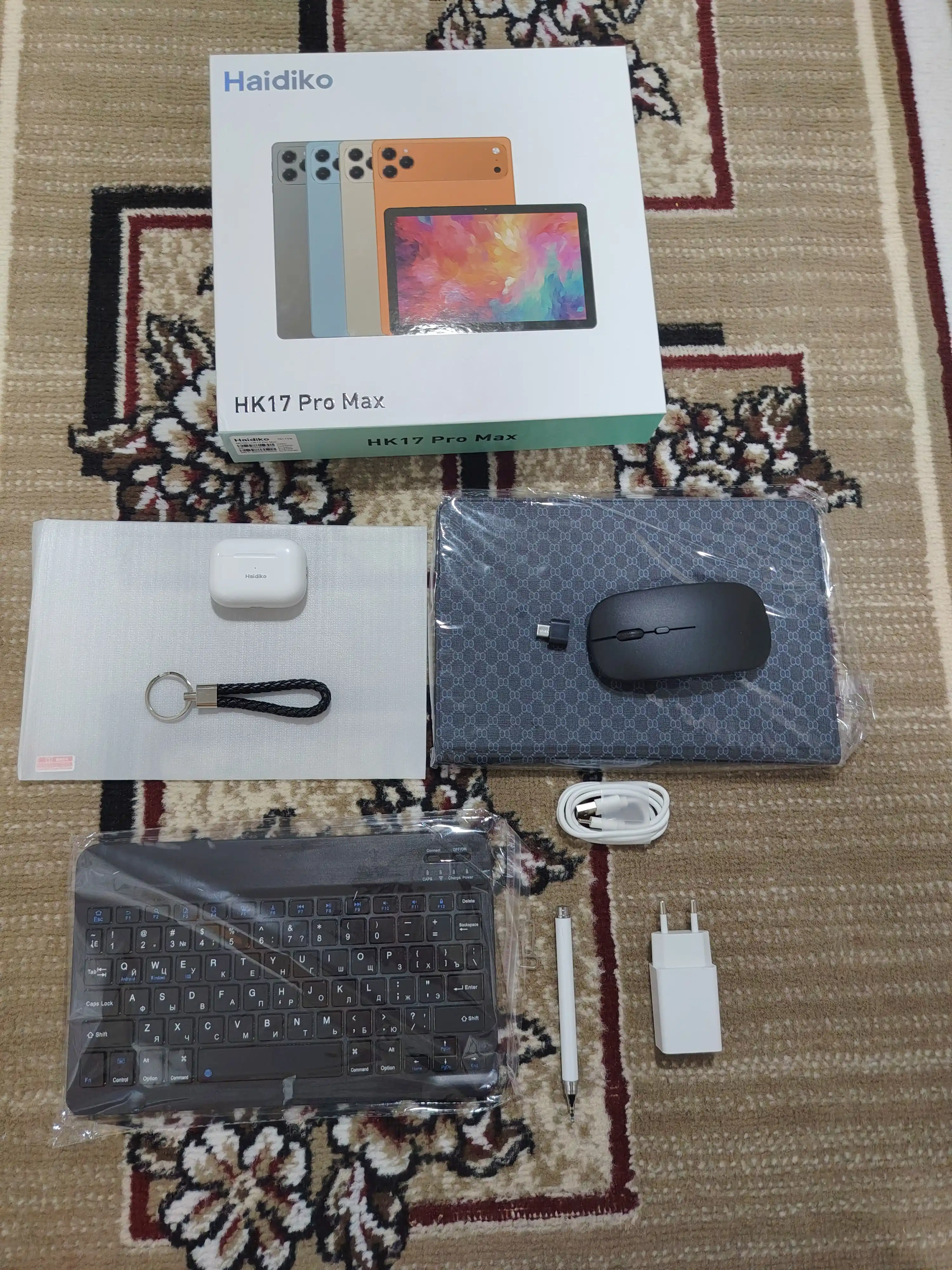 HAIDIKO 17 Pro Max, 16/1TB, Android 15, 2 SIM, UZIMEI, kafolat bilan