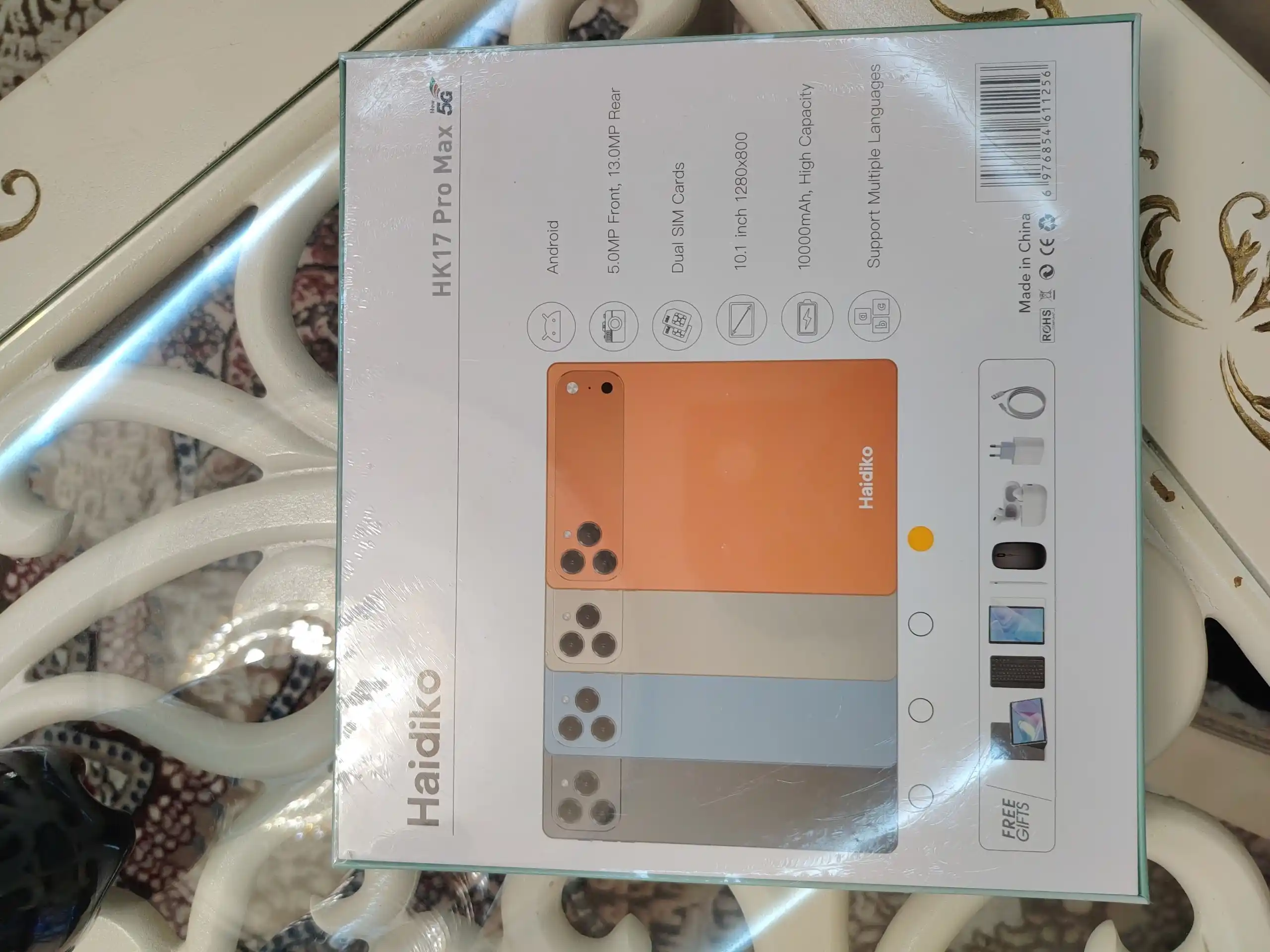HAIDIKO 17 Pro Max, 16/1TB, Android 15, 2 SIM, UZIMEI, kafolat bilan