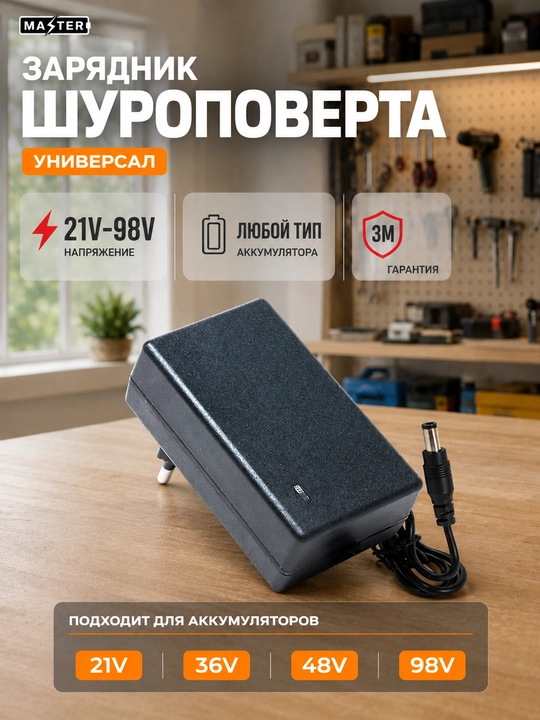 Зарядное устройство для аккумуляторов на разные напряжения - 