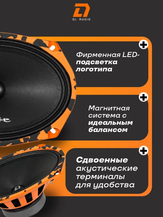 DL AUDIO Barracuda 69 SE oval avtomobil karnaylari