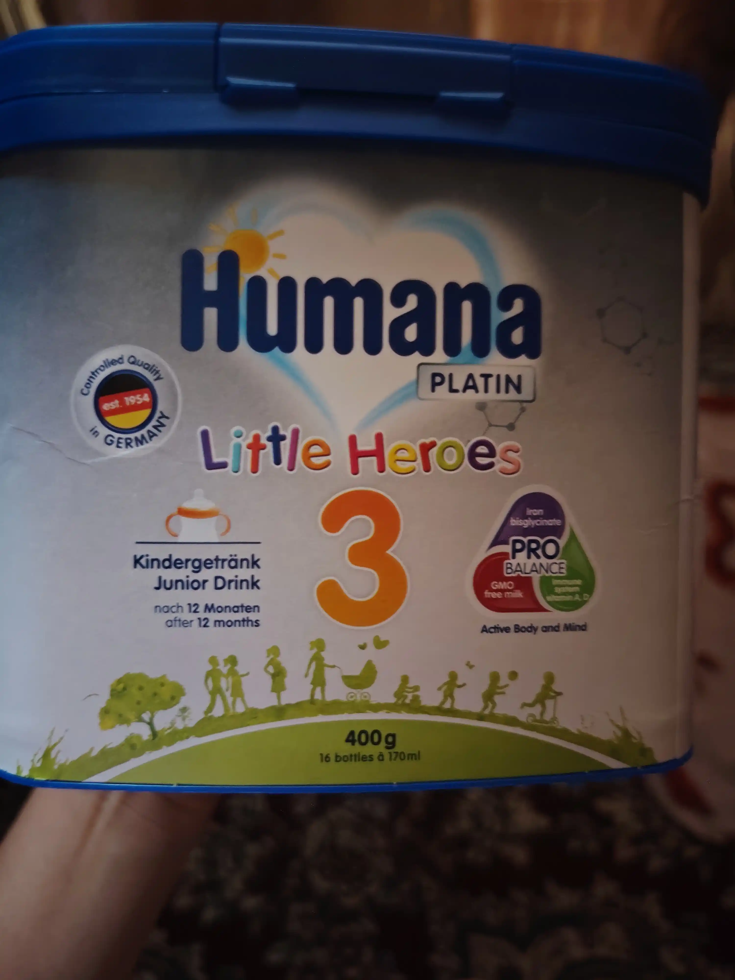 Смесь Humana Platin 3 MP, 400 г