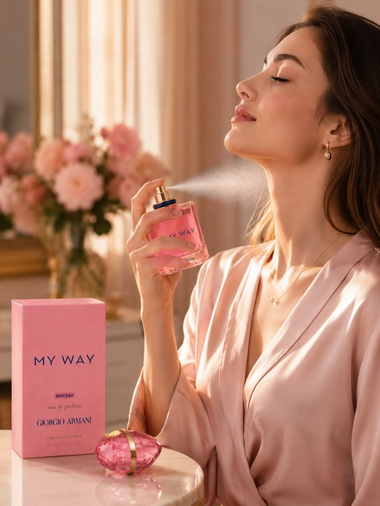 Giorgio Armani My Way Nectar Ayollar uchun barqaror parfyum, yozgi, shleyfli ifor