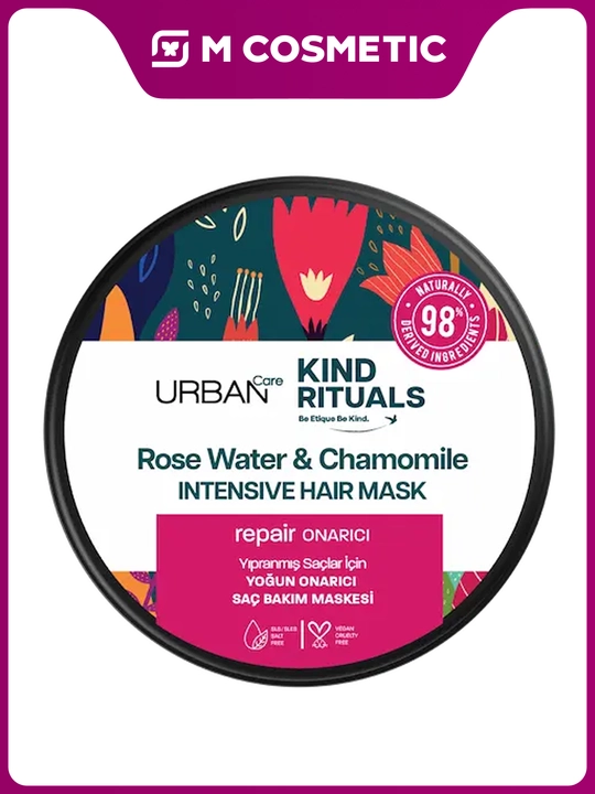 URBAN CARE Маска для волос Rose Water & Chamomile, 230 мл - 