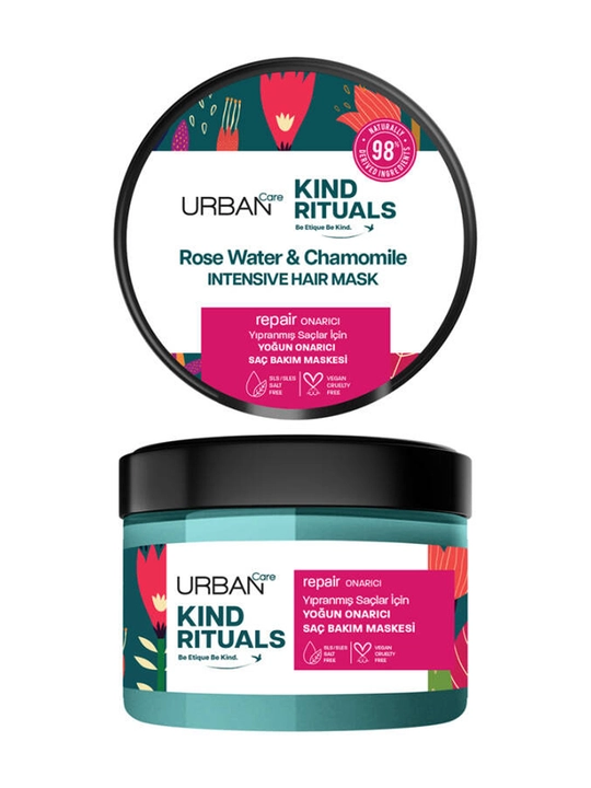 URBAN CARE Маска для волос Rose Water & Chamomile, 230 мл