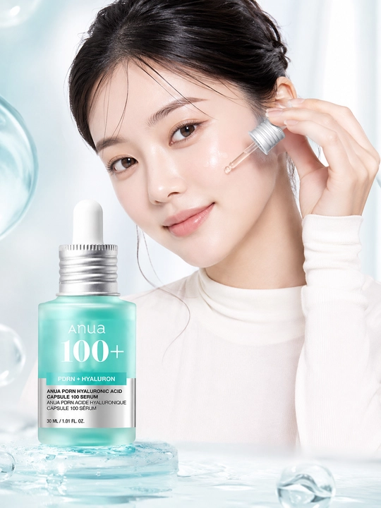 Anua PDRN + Hyaluron Capsule 100 Serum — увлажняющая сыворотка для лица 30 мл