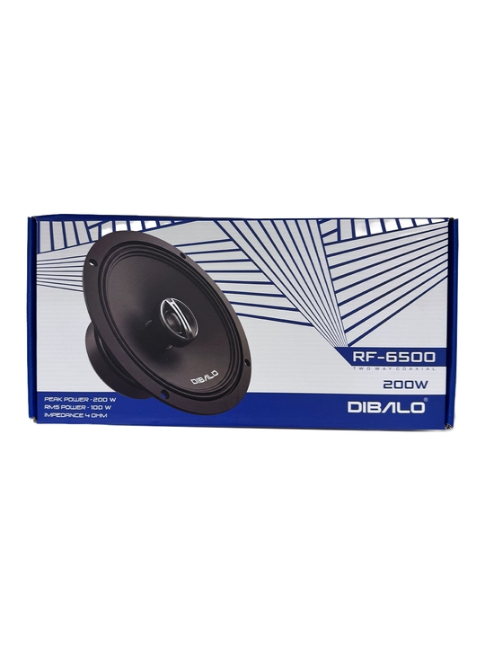 Автоколонки DIBALO RF-6500, 2-полосные коаксиальные динамики, 200W, 4 Ohm