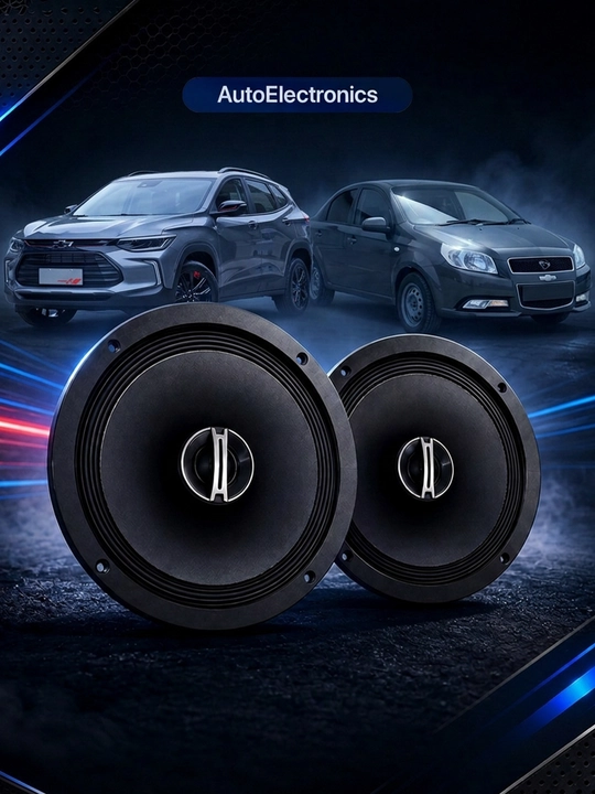 Автоколонки DIBALO RF-6500, 2-полосные коаксиальные динамики, 200W, 4 Ohm