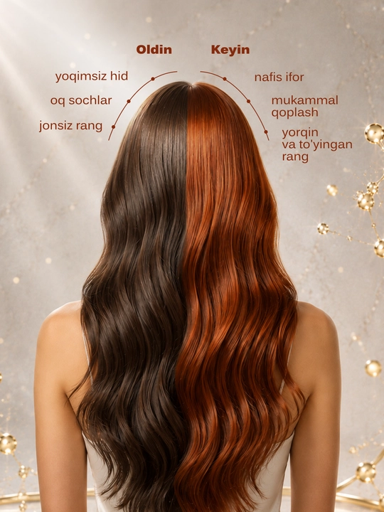 Kerasys Color Lab koreys soch bo‘yog‘i, ammiaksiz, sulfatsiz