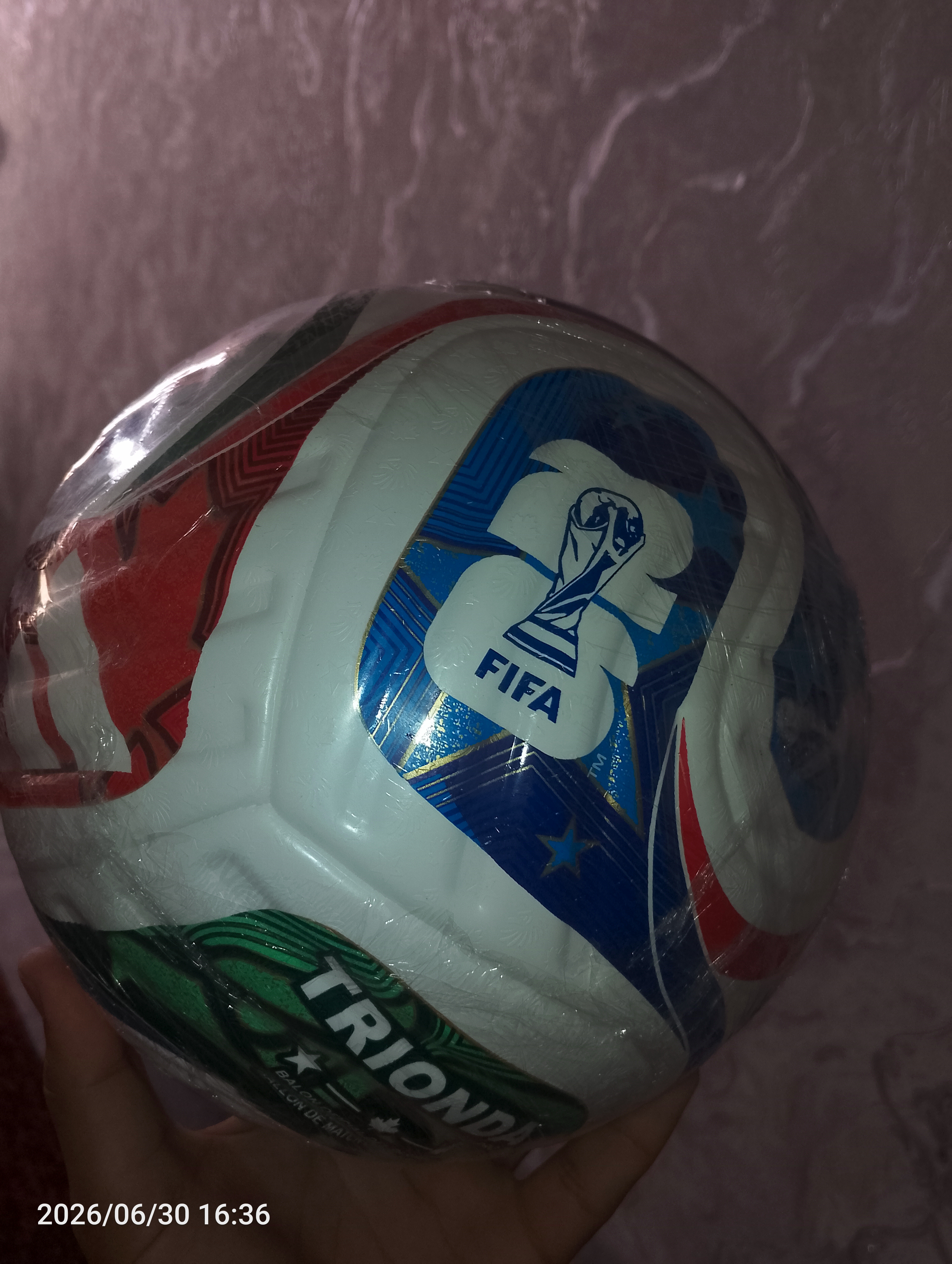 Futbol to‘pi World Cup 2026 TRIONDA, mashg‘ulot va o‘yin uchun, 5 o‘lcham