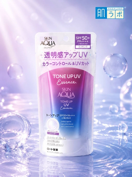 Quyoshdan himoya qiluvchi sut Skin AQUA Tone Up UV SPF50+ PA+++ 80g