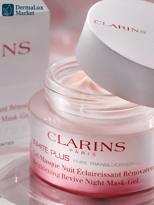 Ночная маска-гель для сияния Clarins White Plus Brightening Revive Night Mask-Gel, 50 мл