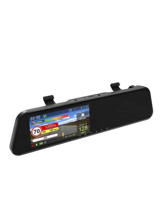 SilverStone F1 Hybrid ELB RUS 3 ta 1 da avtomobil kombo qurilmasi, Full HD, Wi-Fi, GPS