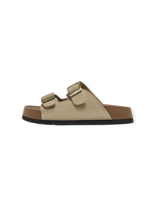 Женские шлепанцы в стиле Birkenstock, летние шлепки на толстой подошве