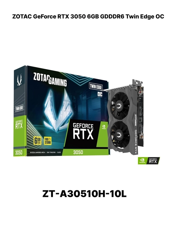 Videokarta Zotac GeForce RTX 3050, RTX 5050, RTX 5060, RTX 5060Ti, RTX 5070Ti, RTX 5080