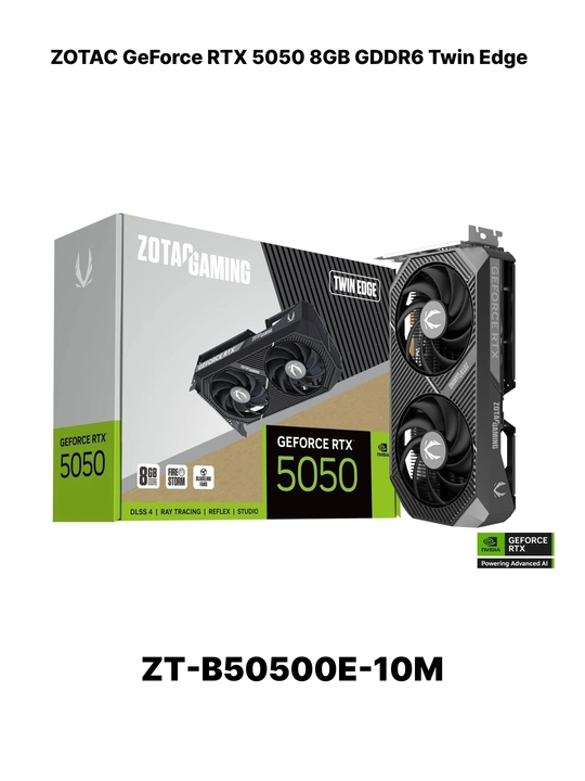 Videokarta Zotac GeForce RTX 3050, RTX 5050, RTX 5060, RTX 5060Ti, RTX 5070Ti, RTX 5080