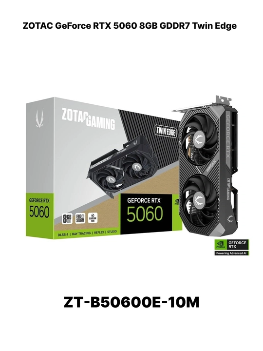 Videokarta Zotac GeForce RTX 3050, RTX 5050, RTX 5060, RTX 5060Ti, RTX 5070Ti, RTX 5080