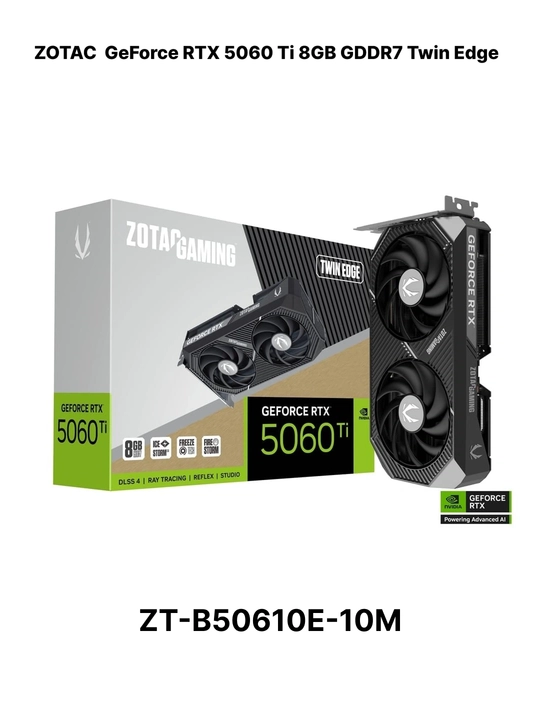 Videokarta Zotac GeForce RTX 3050, RTX 5050, RTX 5060, RTX 5060Ti, RTX 5070Ti, RTX 5080