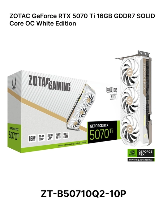Videokarta Zotac GeForce RTX 3050, RTX 5050, RTX 5060, RTX 5060Ti, RTX 5070Ti, RTX 5080