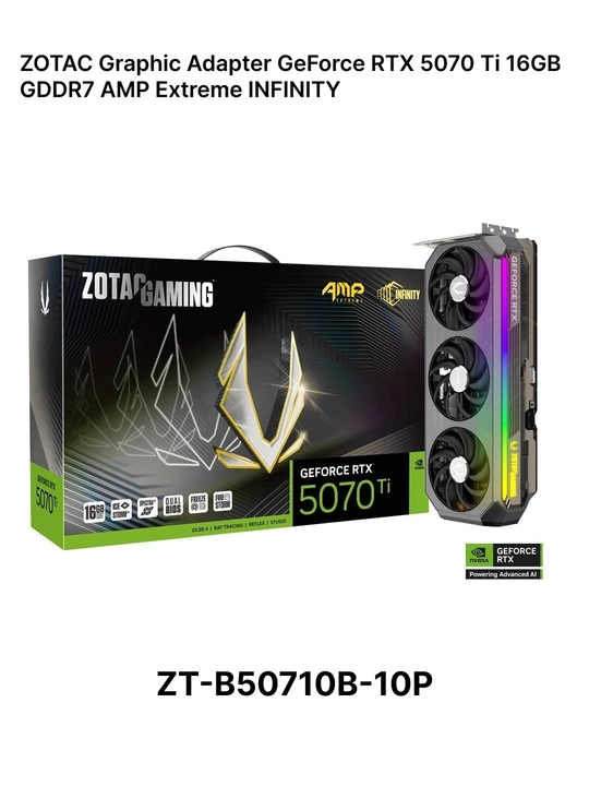 Videokarta Zotac GeForce RTX 3050, RTX 5050, RTX 5060, RTX 5060Ti, RTX 5070Ti, RTX 5080