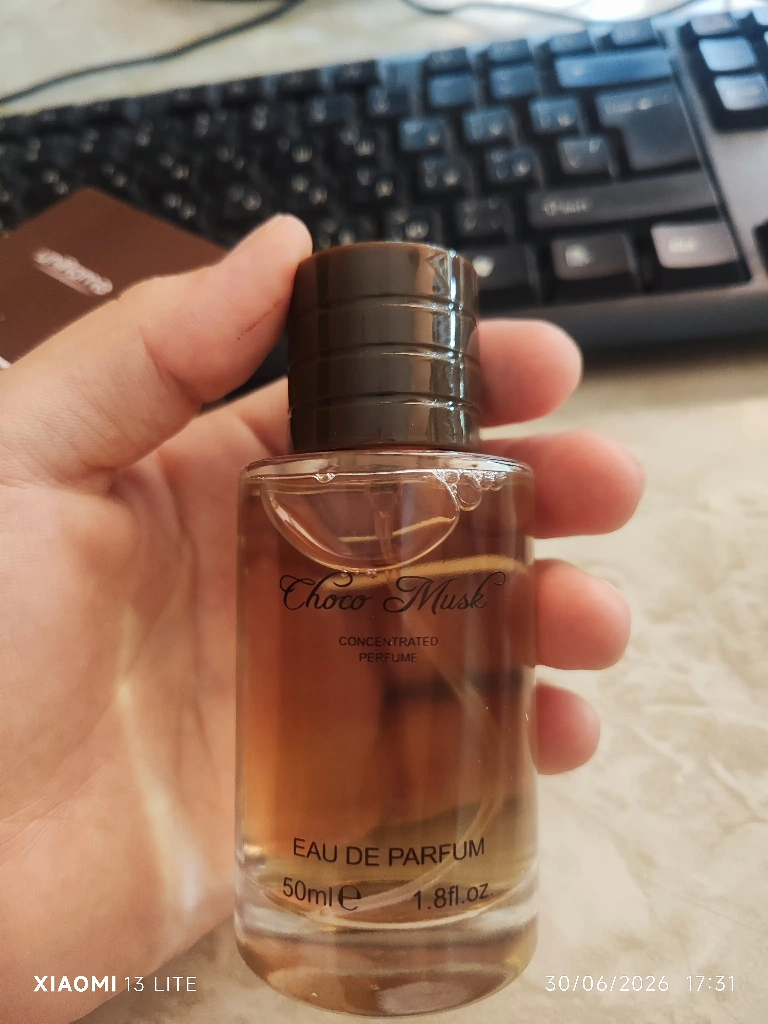 Parfyumlangan suv Choco, ayollar uchun, hidli, Musk, 50 ml