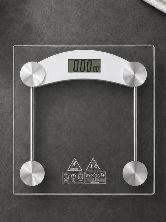 Elektron tarozi, pol uchun, 180 kg gacha, shisha dumaloq tarozi, aqlli fitnes tarozi