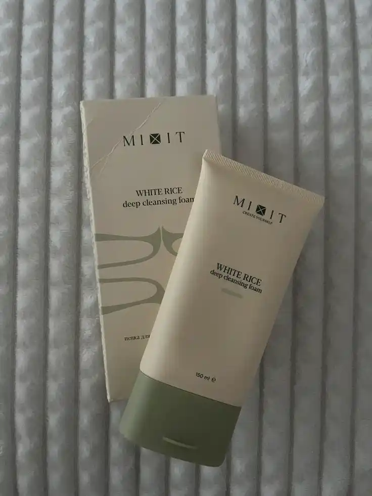 MIXIT Guruch ekstrakti bilan yuzni chuqur tozalovchi penka, 150 ml