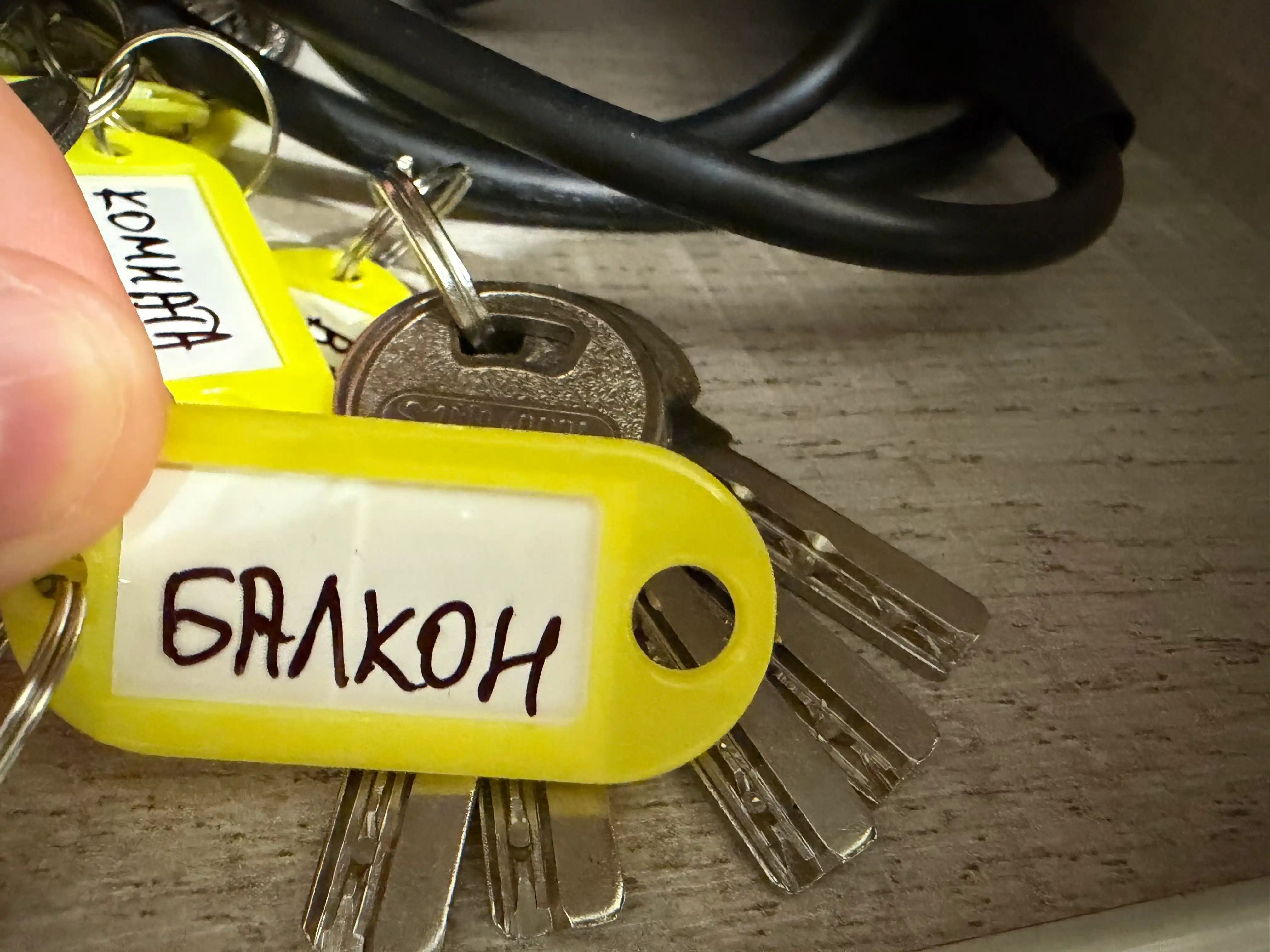 Брелок пластиковый, бирка для ключей, набор 10 штук, 1 штук, 25 штук, 50 штук