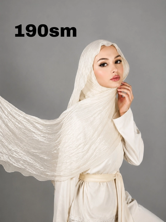 Ayollar uchun organza jingalak sharfi, bembi jingalak sharfi, hijob, uzun kudryashka sharf - 