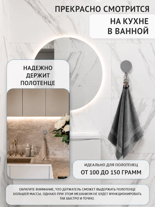 Выдвижной держатель для полотенец, крючок для ванной и кухни