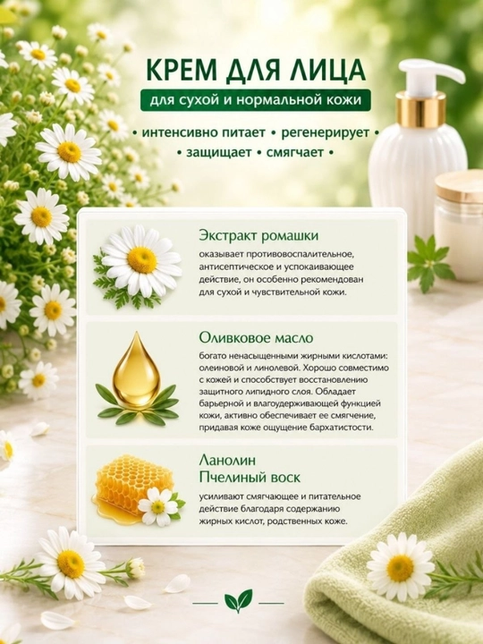 Кремы, кремы для лица, коллагеновые, янтарные, ромашковые, оливковые