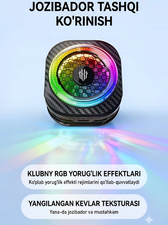 Kuler o'yin uchun sovutgichi Red Magic fan Cooler  4 Pro, 5 Pro, 7pro  Macsafe