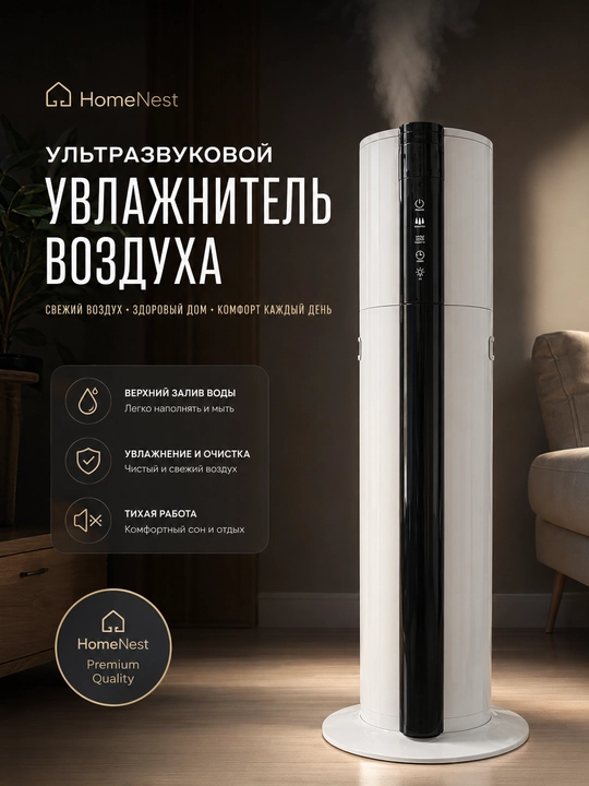 Увлажнитель воздуха, напольный увлажнитель, увлажнитель воздуха для дома - 