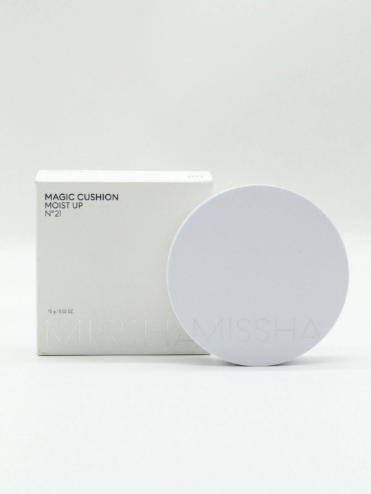 Kushon Moist Magic Cover  Up Cushion 21 va 23-ton, barcha teri turlari uchun SPF 50 - 