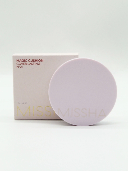 Kushon Moist Magic Cover  Up Cushion 21 va 23-ton, barcha teri turlari uchun SPF 50