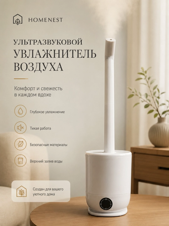 Увлажнитель воздуха, напольный увлажнитель, увлажнитель воздуха для дома - 