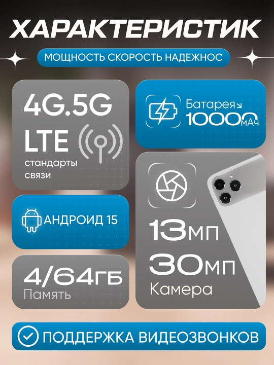 Планшет OZCT 17 Pro Max 4GB/64gb 5G + комплект с клавиатурой