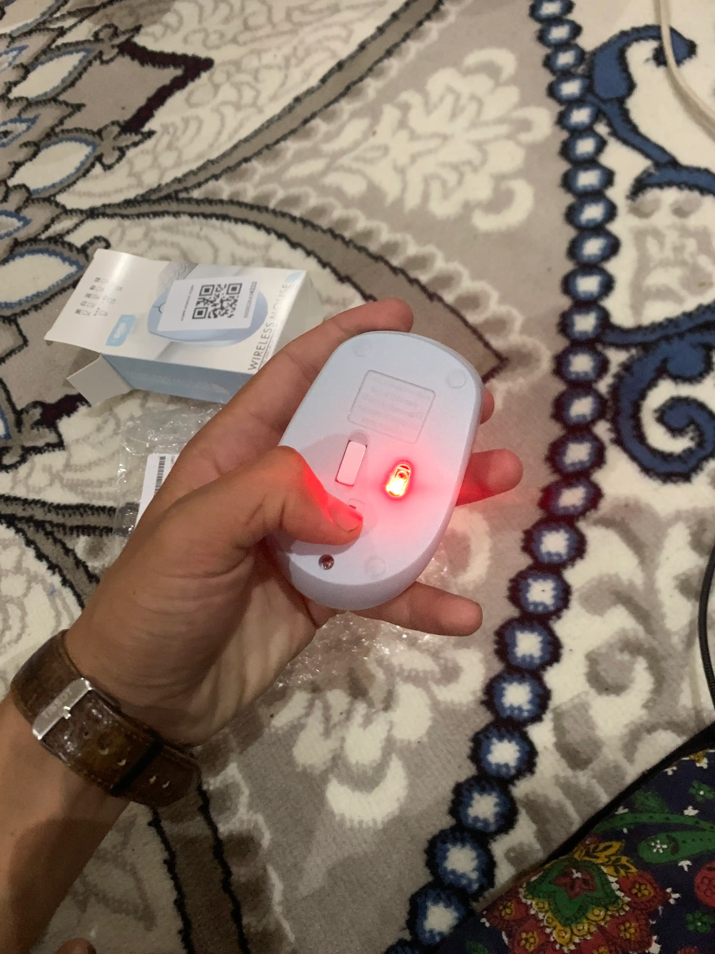Bluetooth simsiz sichqonchа, zaryadlanovchi, ikkilamchi, noutbuk va kompyuter uchun