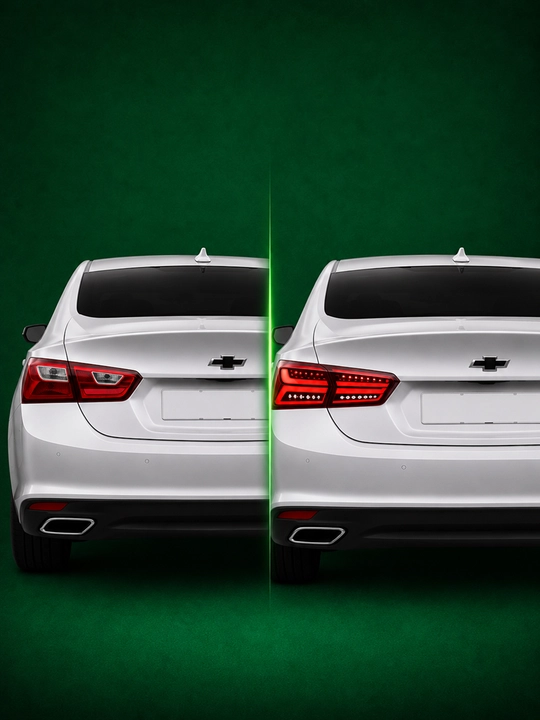 Malibu fara, Audi Malibu 2 uchun orqa LED faralar (Malibu 2 Audi Style)
