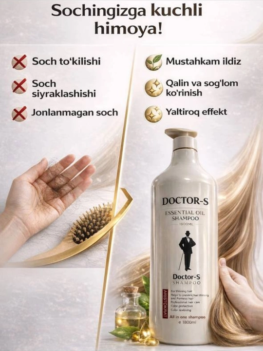Шампунь Doctor-S Aristokrat Essential Oil Professional, 1 литр