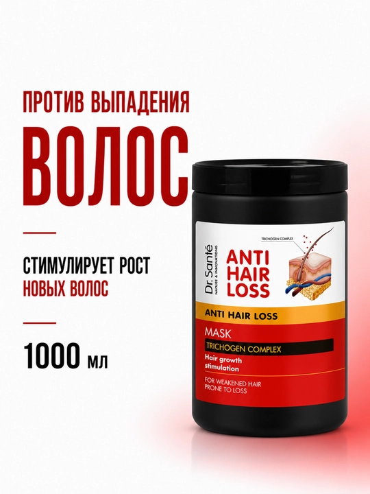 Soch niqobi, soch to‘kilishiga qarshi, soch o‘sishini qo‘llab-quvvatlovchi, Anti Hair Loss