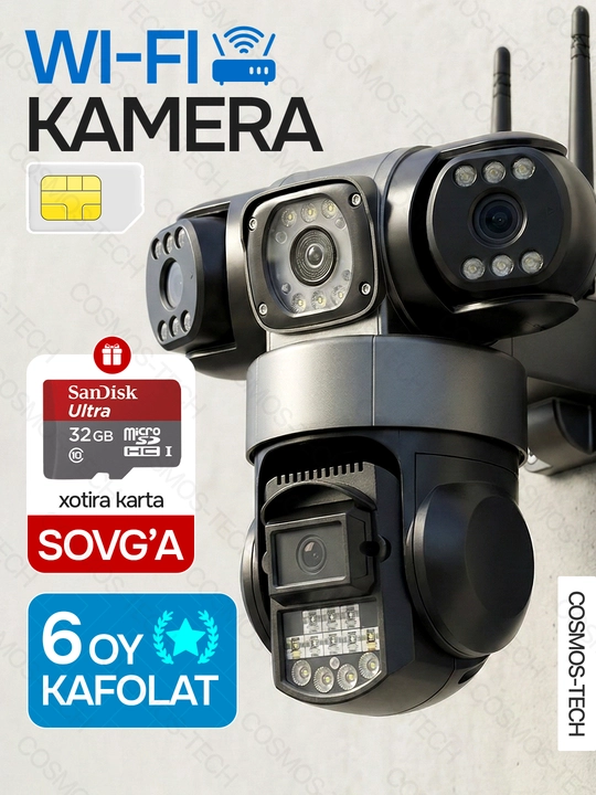 Video kuzatuv kamerasi, sovg‘a sifatida fleshka wifi kuzatuv kamerasi 4g kamera, HIKVISION