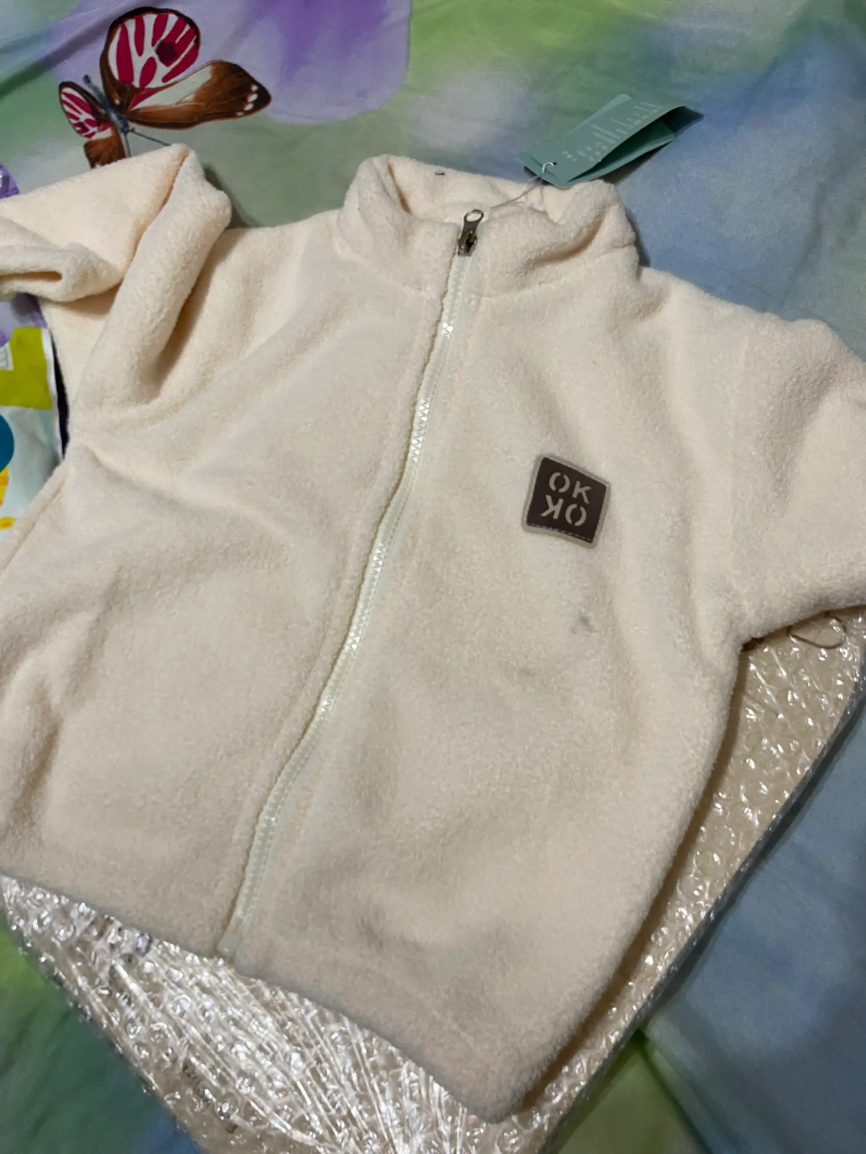 Bolalar uchun issiq va yumshoq kiyim toplami Bubble Fleece