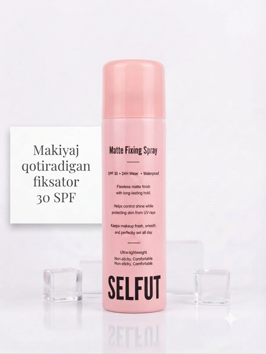 SELFUT отвердитель для макияжа для женщин и девушек, 24 часа, водостойкий, SPF 30, 150 мл - 