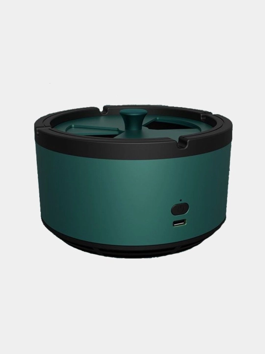Умная пепельница с очисткой воздуха, 360°, Type-C, для автомобиля, дома и офиса