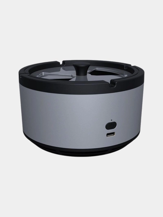 Умная пепельница с очисткой воздуха, 360°, Type-C, для автомобиля, дома и офиса