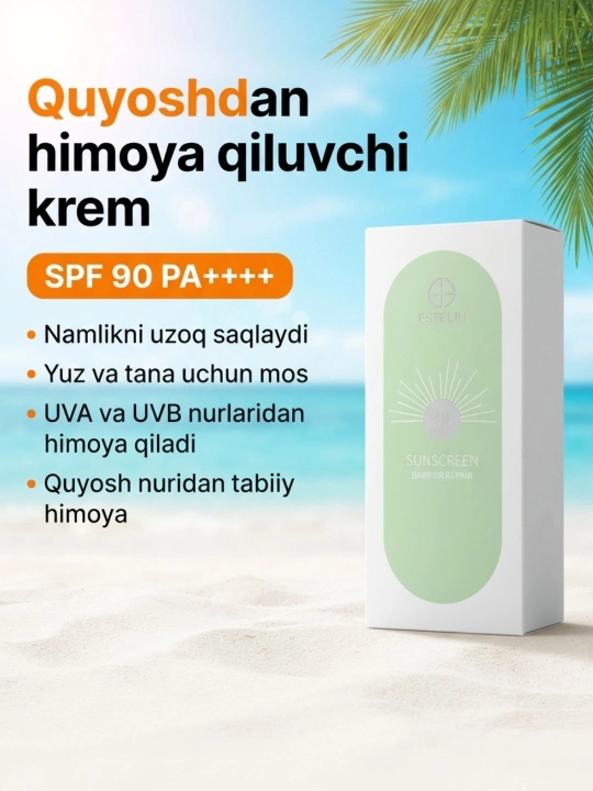 Quyoshdan himoyalovchi Sunscreen SPF 50+++ - 